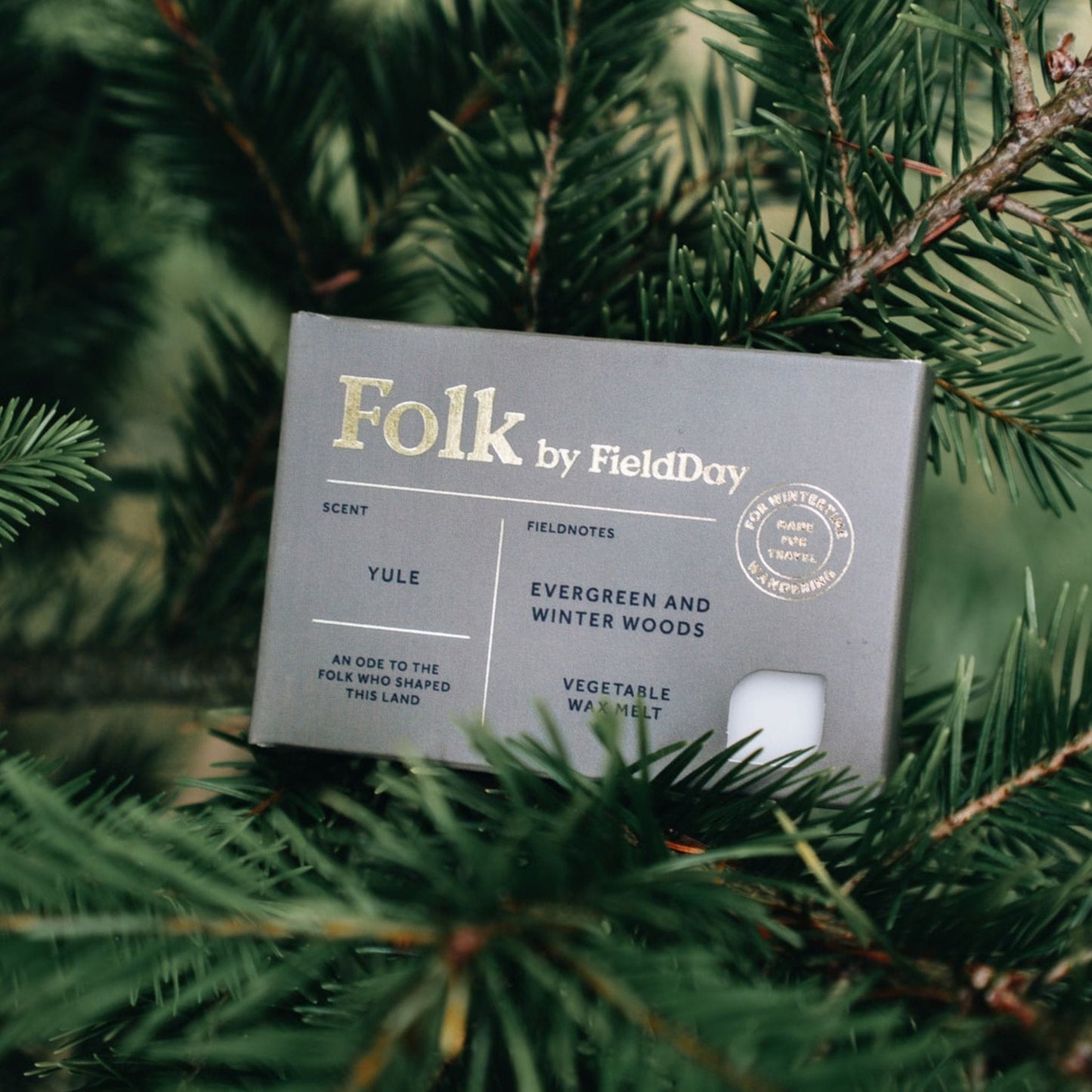 FieldDay Candles Yule Folk Wax Melts 75g - Evergreen & Winter Woods - FieldDay