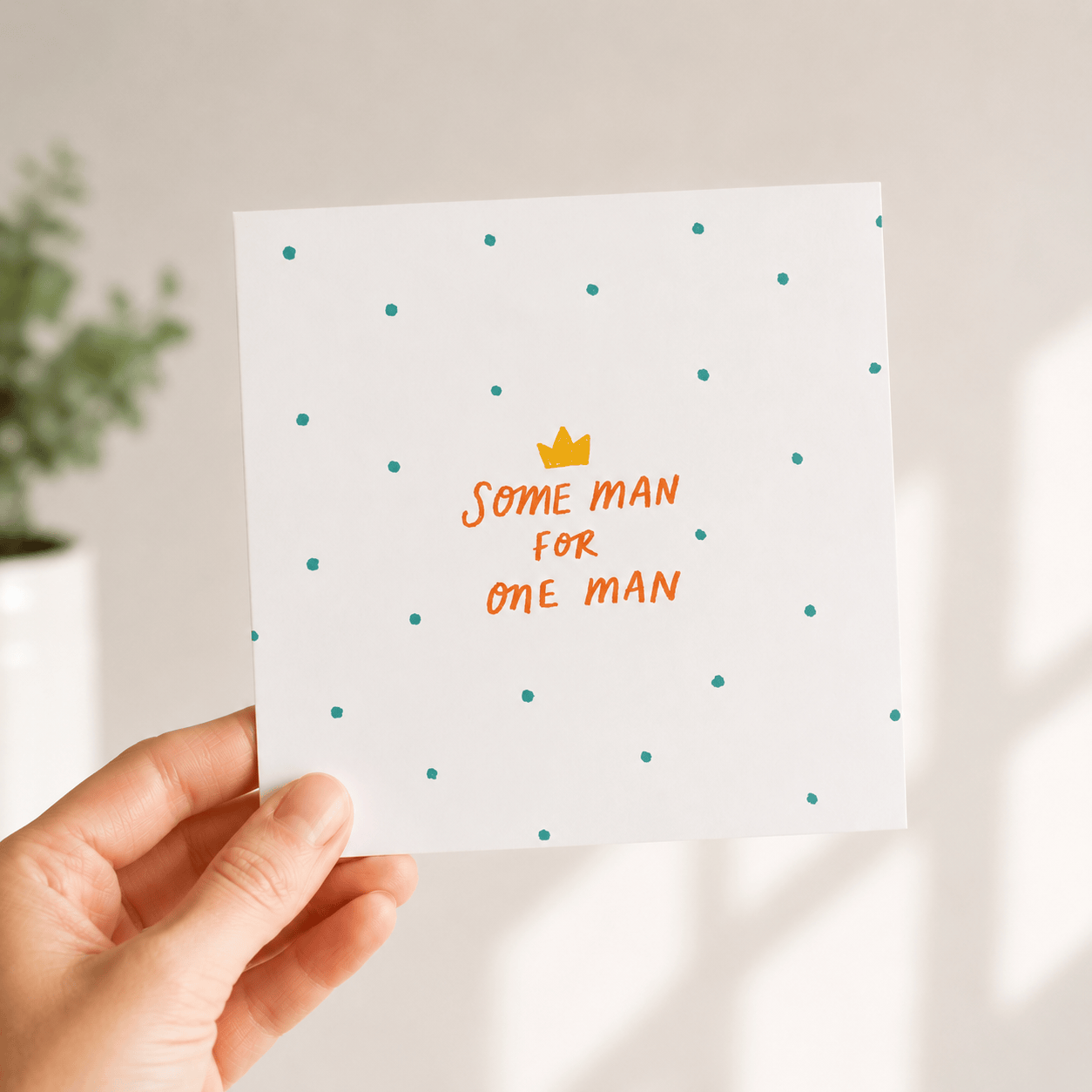 Pickled Pom Pom Cards Some Man for One Man - Pickled Pom Pom Cards