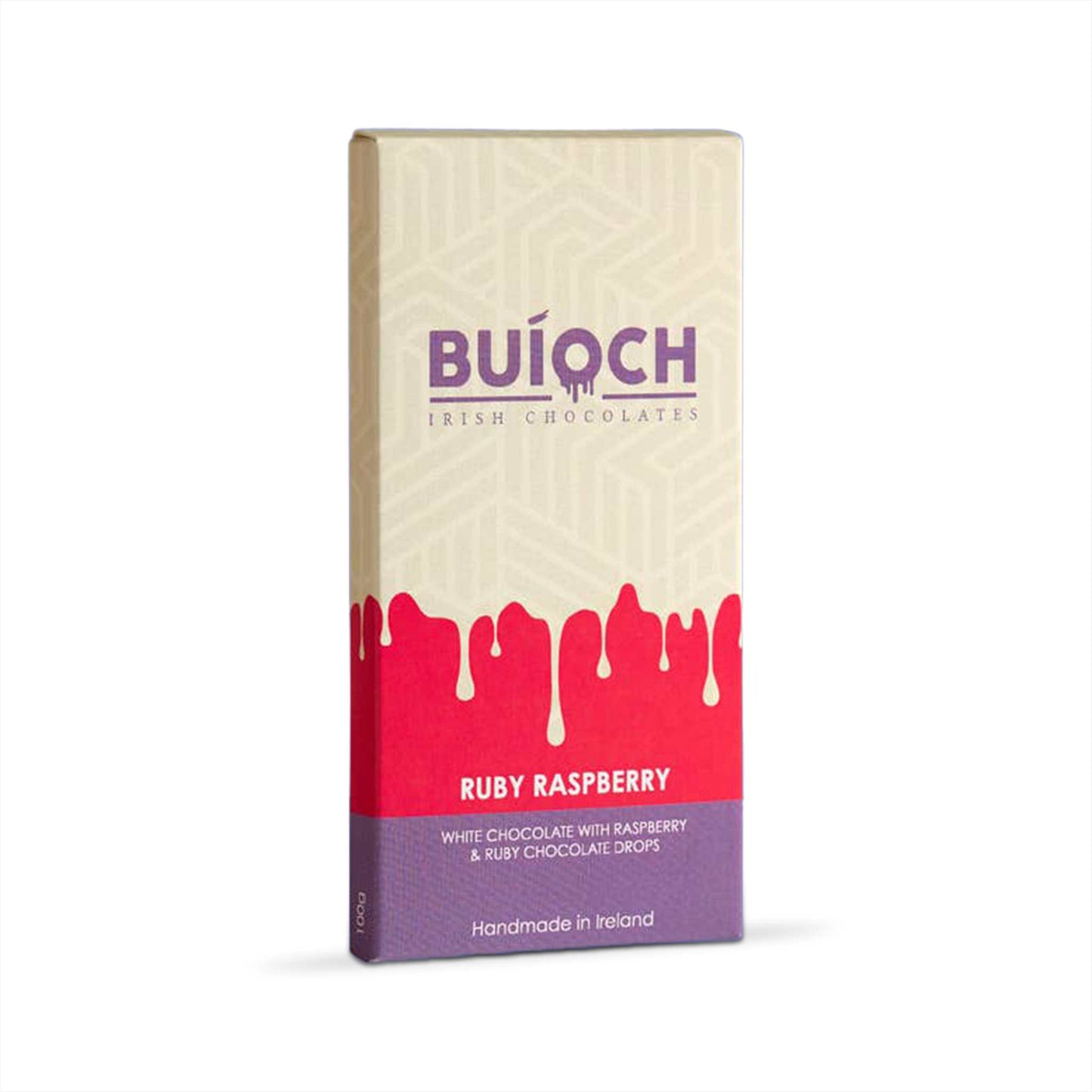 Buíoch Chocolate Buioch - Ruby Raspberry Chocolate Bar 100g