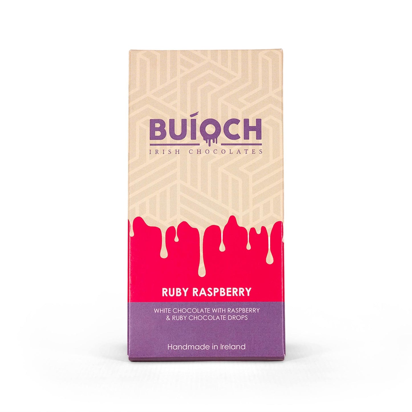 Buíoch Chocolate Buioch - Ruby Raspberry Chocolate Bar 100g