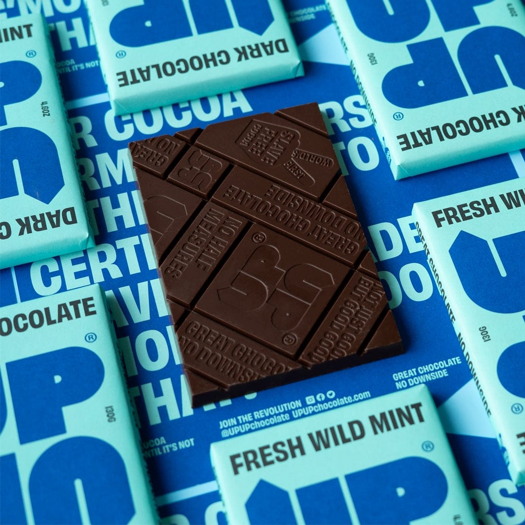 UP-UP Chocolate Chocolate UP-UP Wild Mint Dark Chocolate Bar 120G