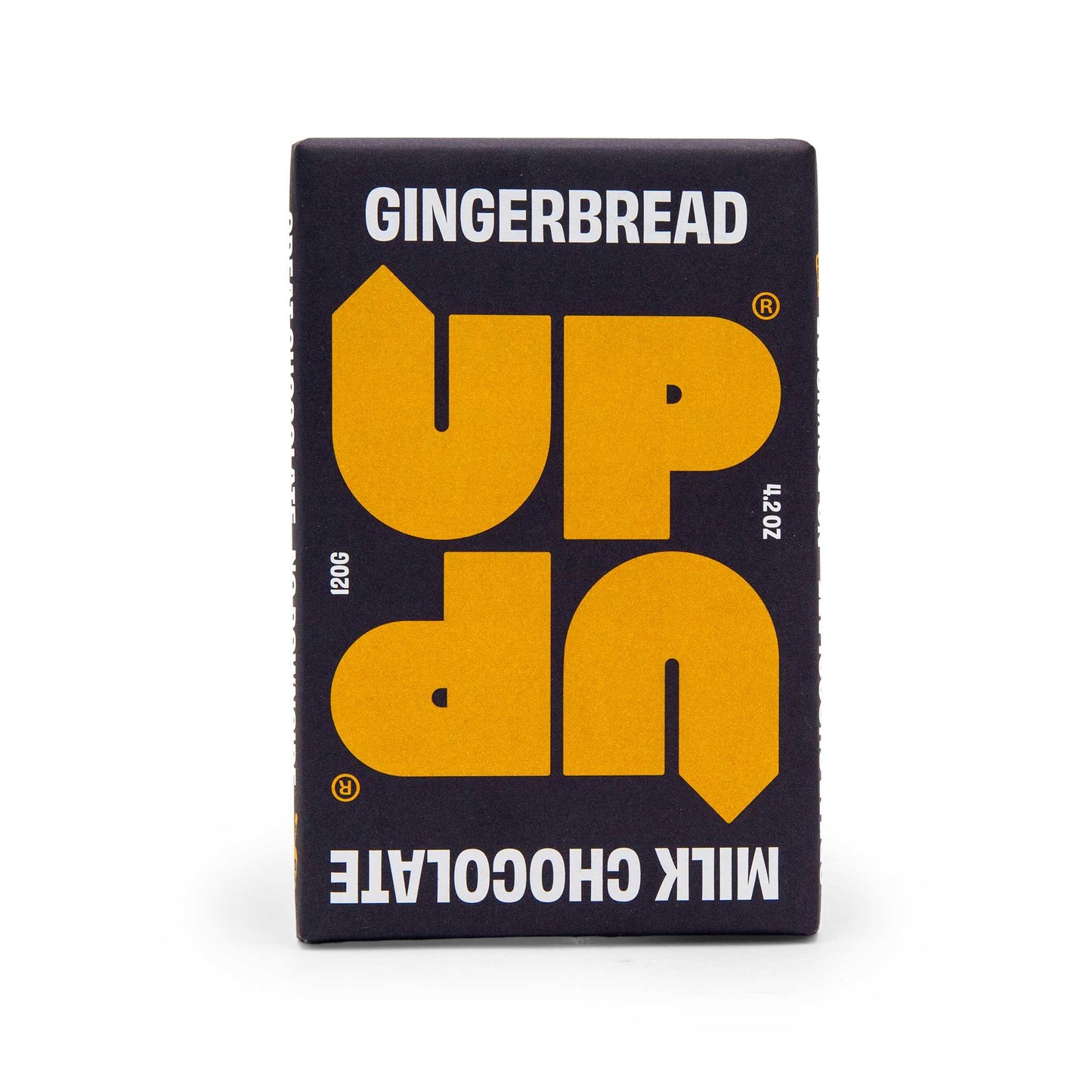 UP-UP Chocolate chocolates & treats Gingerbread Milk Chocolate Bar 60g to 120G - Up-Up Chocolate