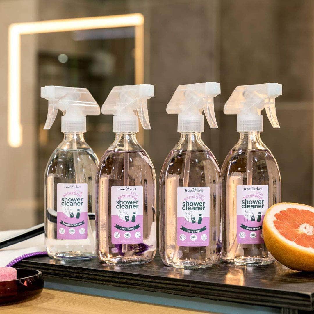 Iron & Velvet Cleaning Detergent Iron & Velvet - Bathroom & Shower Spray - Starter Pack