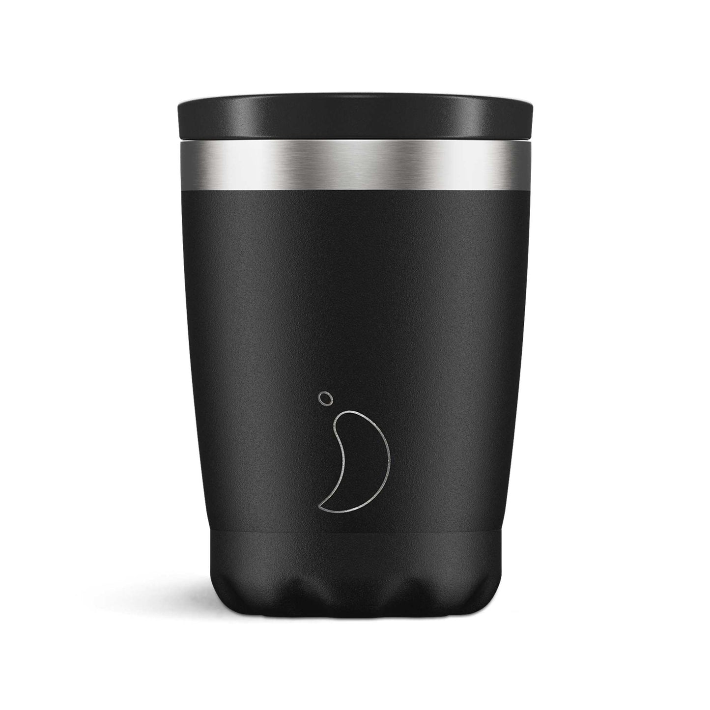 Chilly's Coffee Cups Chilly's Original Insulated Coffee Cup 340ml - Mono Black