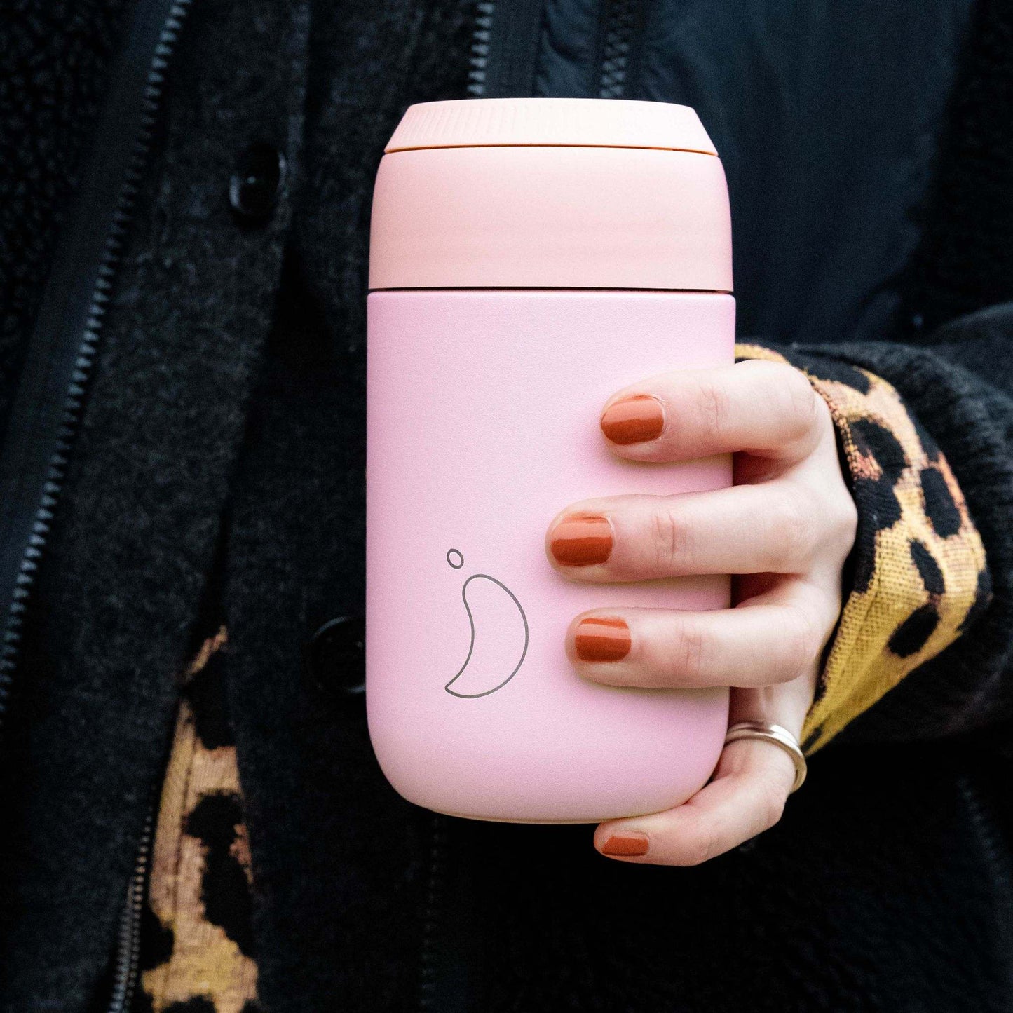 Chilly's Coffee Cups Chilly's Series 2 Insulated Coffee Cup 340ml - Blush Pink