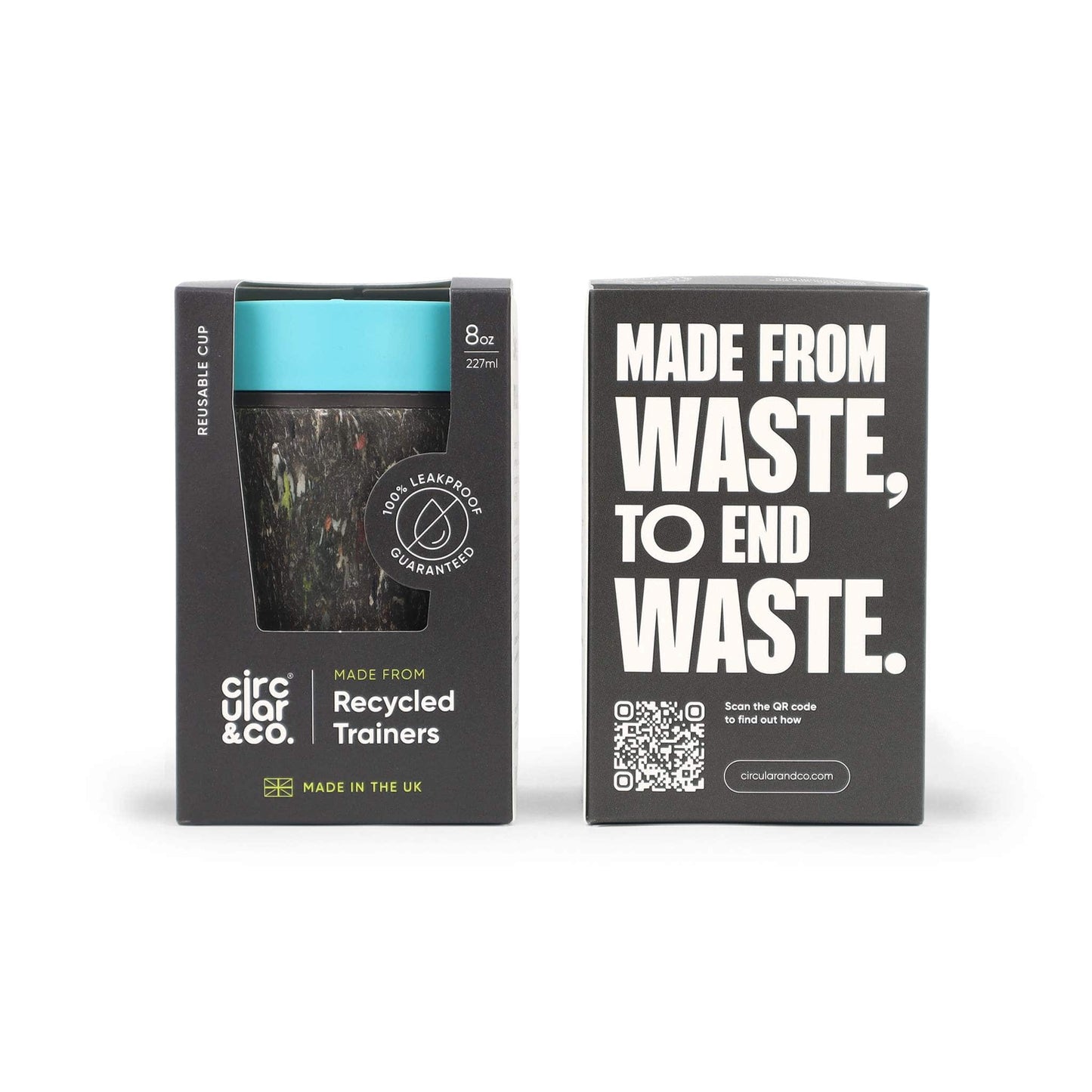 Circular&Co Coffee Cups Circular&Co. Reusable Cup - Made From Recycled Paper Cups - 8oz (227ml)