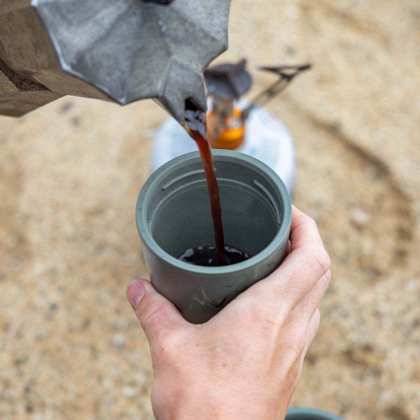 Circular&Co Coffee Cups Ecru Circular&Co. Reusable Cup - Made From Traceable Marine Plastic - 12oz (340ml)