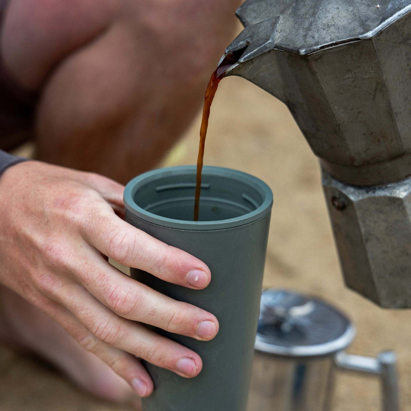 Circular&Co Coffee Cups Ecru Circular&Co. Reusable Cup - Made From Traceable Marine Plastic - 12oz (340ml)