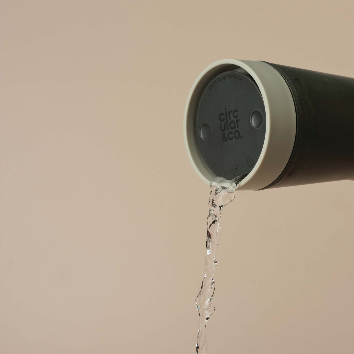 Circular&Co Coffee Cups Ecru Circular&Co. Reusable Cup - Made From Traceable Marine Plastic - 12oz (340ml)