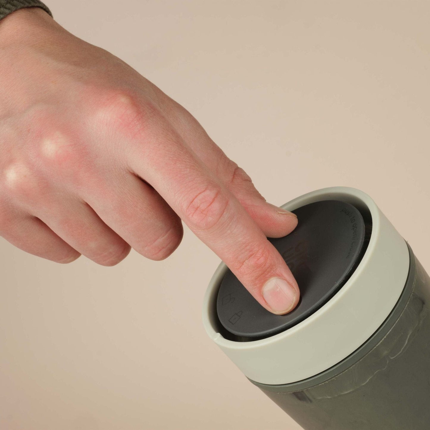 Circular&Co Coffee Cups Ecru Circular&Co. Reusable Cup - Made From Traceable Marine Plastic - 12oz (340ml)