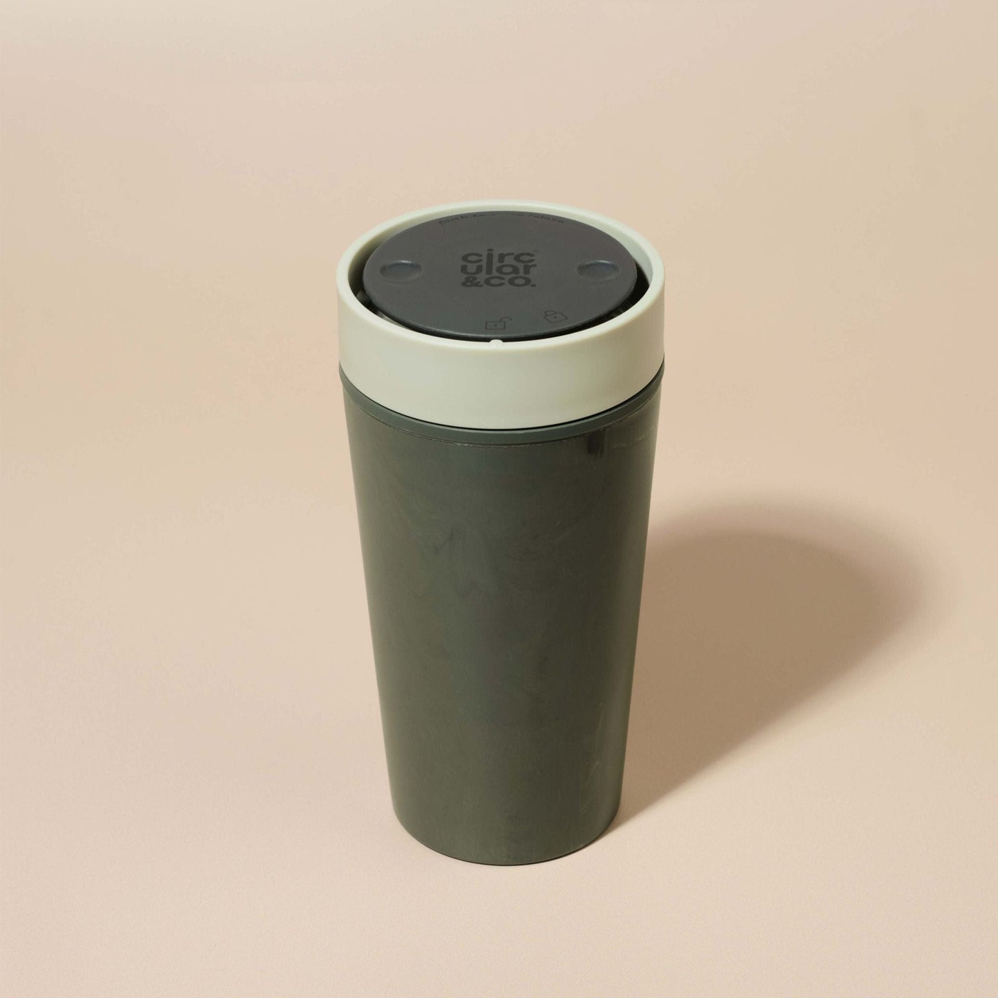 Circular&Co Coffee Cups Ecru Circular&Co. Reusable Cup - Made From Traceable Marine Plastic - 12oz (340ml)