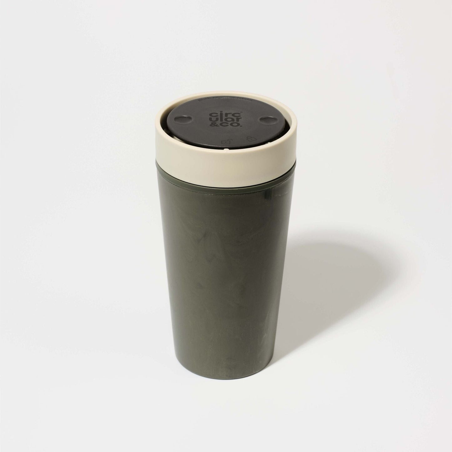 Circular&Co Coffee Cups Ecru Circular&Co. Reusable Cup - Made From Traceable Marine Plastic - 12oz (340ml)
