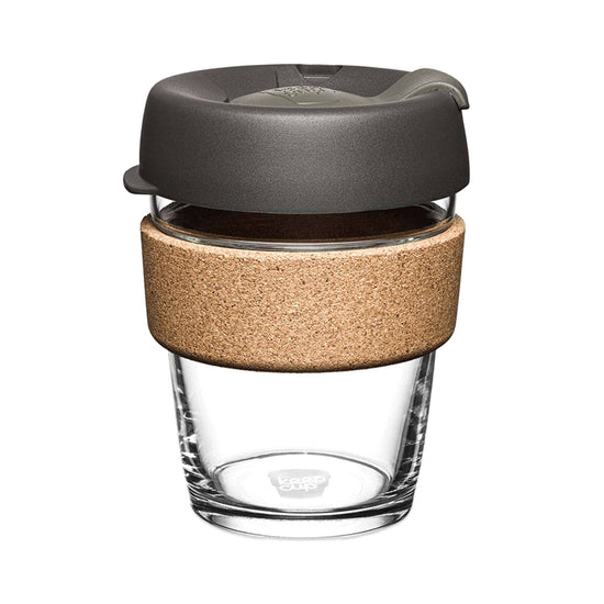 Keepcup Brew Coffee Cups KeepCup Brew Cork - Nitro - Tempered Glass Reusable Cup - 340ml/12oz
