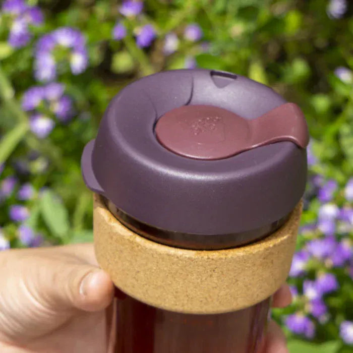 KeepCup Coffee Cups KeepCup Brew Cork - Tempered Glass with Cork Band - Reusable Coffee Cup - 340ml - Alder