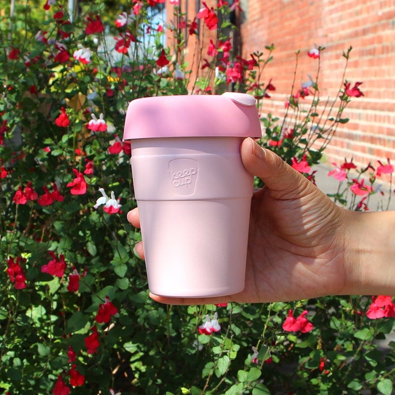 Keepcup Thermal Coffee Cups KeepCup Thermal Insulated Reusable Coffee Cup  12oz Med Roseate Pink