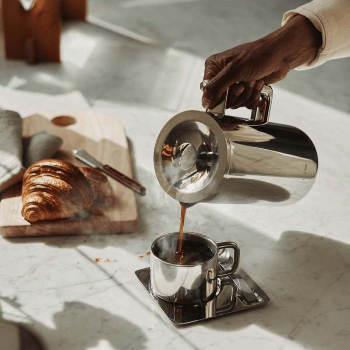 Aarke Coffee Maker Aarke Coffee Press - Stainless Steel - Double-Walled - Reusable Filter - 1 Litre