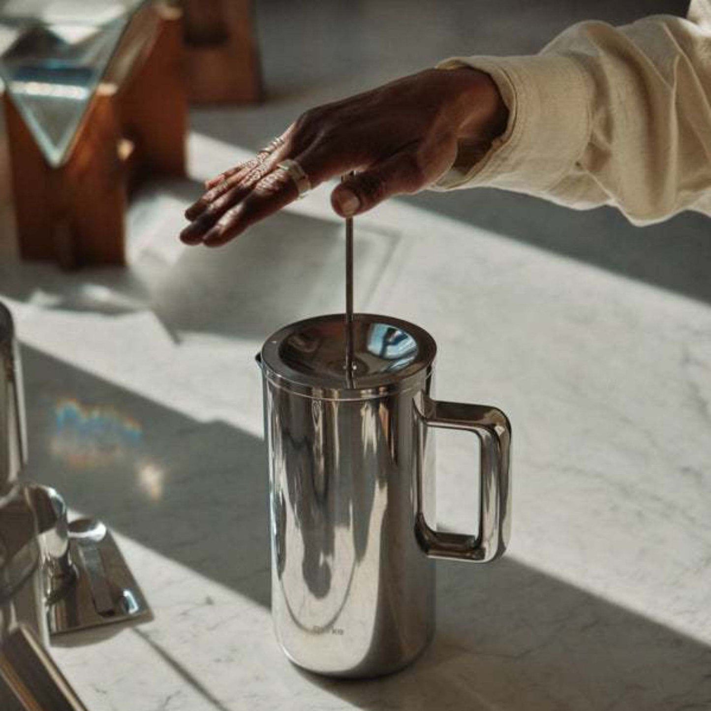 Aarke Coffee Maker Aarke Coffee Press - Stainless Steel - Double-Walled - Reusable Filter - 1 Litre