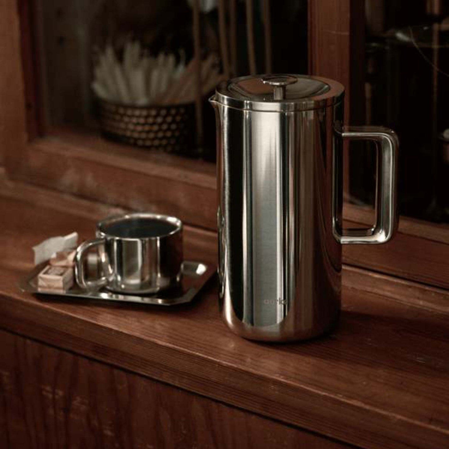 Aarke Coffee Maker Aarke Coffee Press - Stainless Steel - Double-Walled - Reusable Filter - 1 Litre