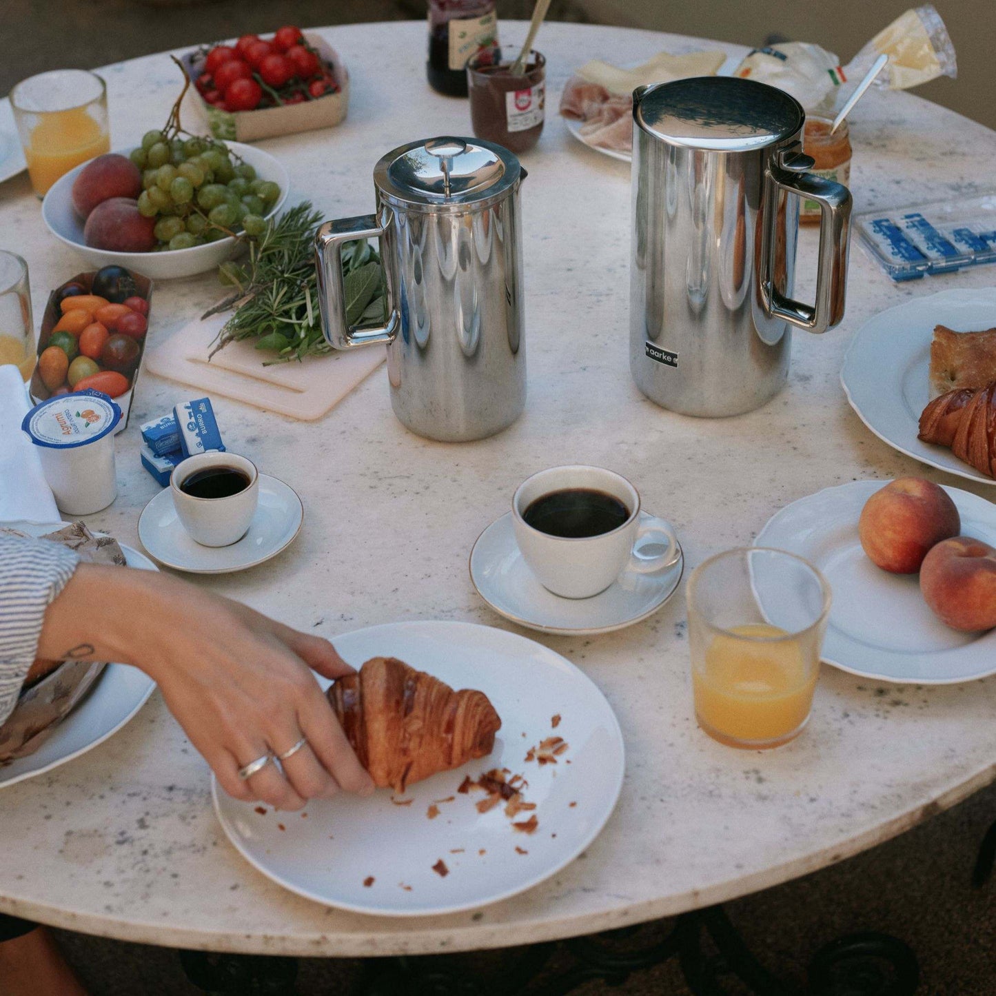 Aarke Coffee Maker Aarke Coffee Press - Stainless Steel - Double-Walled - Reusable Filter - 1 Litre