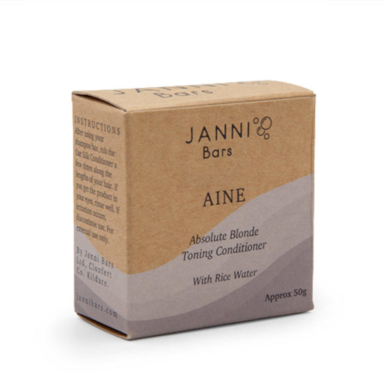 Janni Bars Conditioner Aine Toning Conditioner Bar for Blondes - with Rice Water - Janni Bars