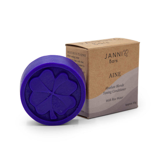 Janni Bars Conditioner Aine Toning Conditioner Bar for Blondes - with Rice Water - Janni Bars