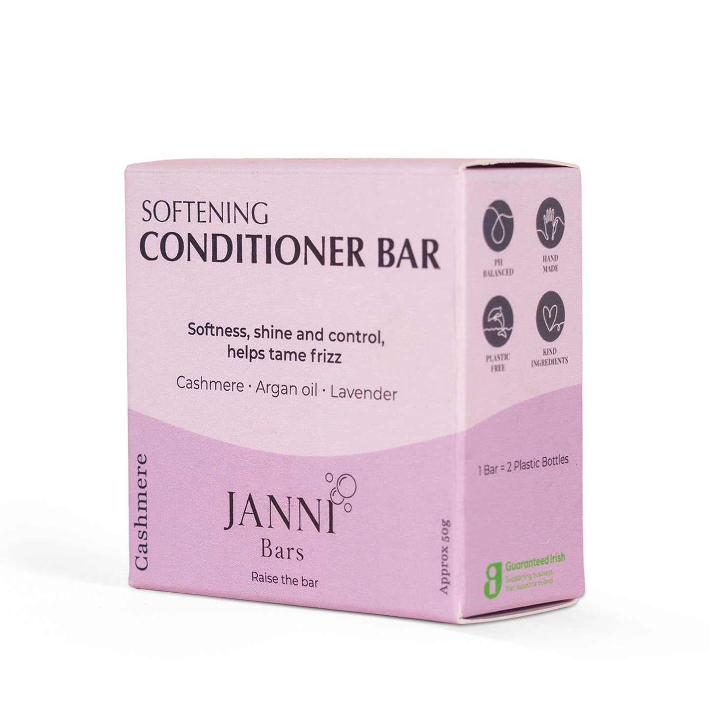 Janni Bars Conditioner Softening Conditioner Bar for Frizzy Hair - Cashmere - Janni Bars