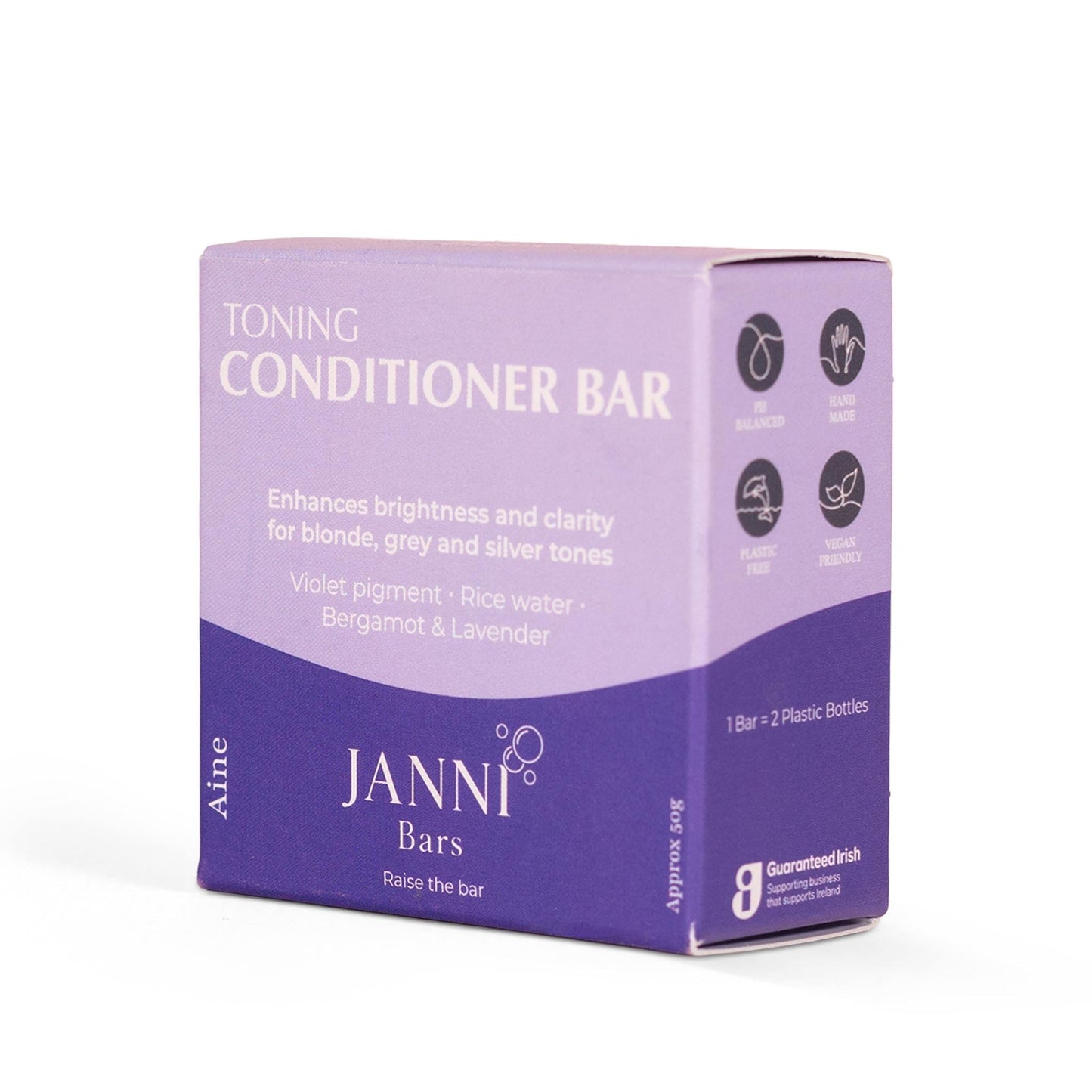 Janni Bars Conditioner Toning Conditioner Bar for Blondes & Greys - Áine - Janni Bars