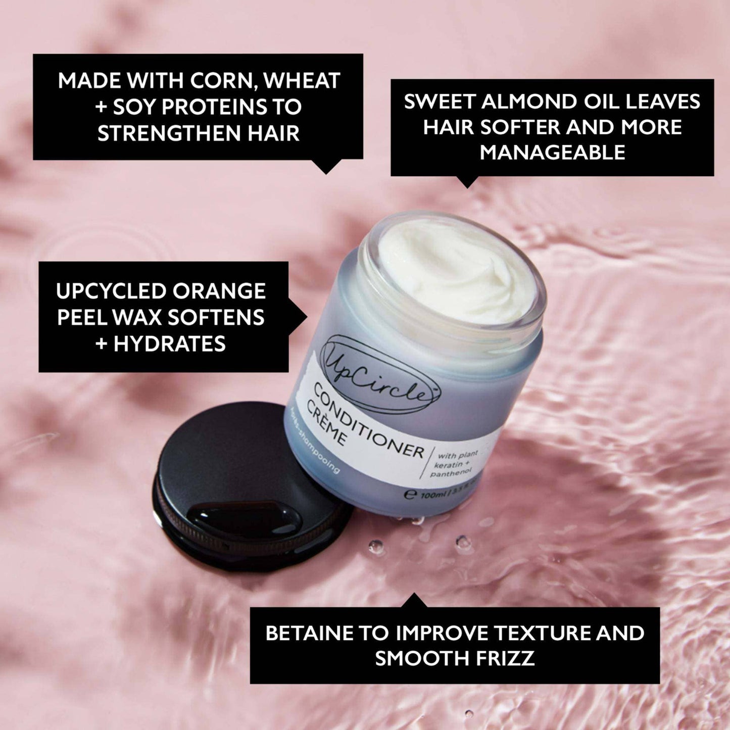 UpCircle Conditioner Upcircle Conditioner Créme with Rosemary Oil, Bamboo Extract & Vitamin E - 100ml
