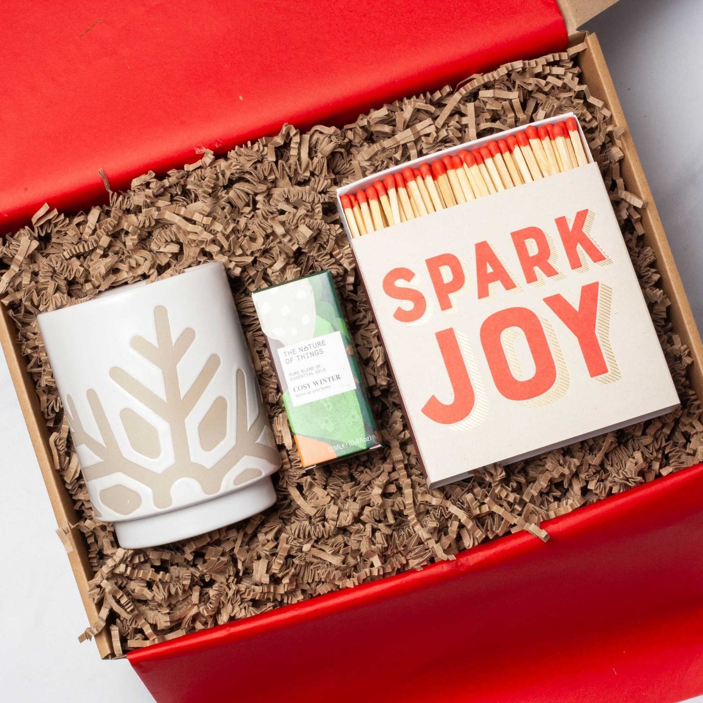 Faerly Cosy Winter Scent the Season – Stoneware Oil Burner & Essential Oil Gift Box