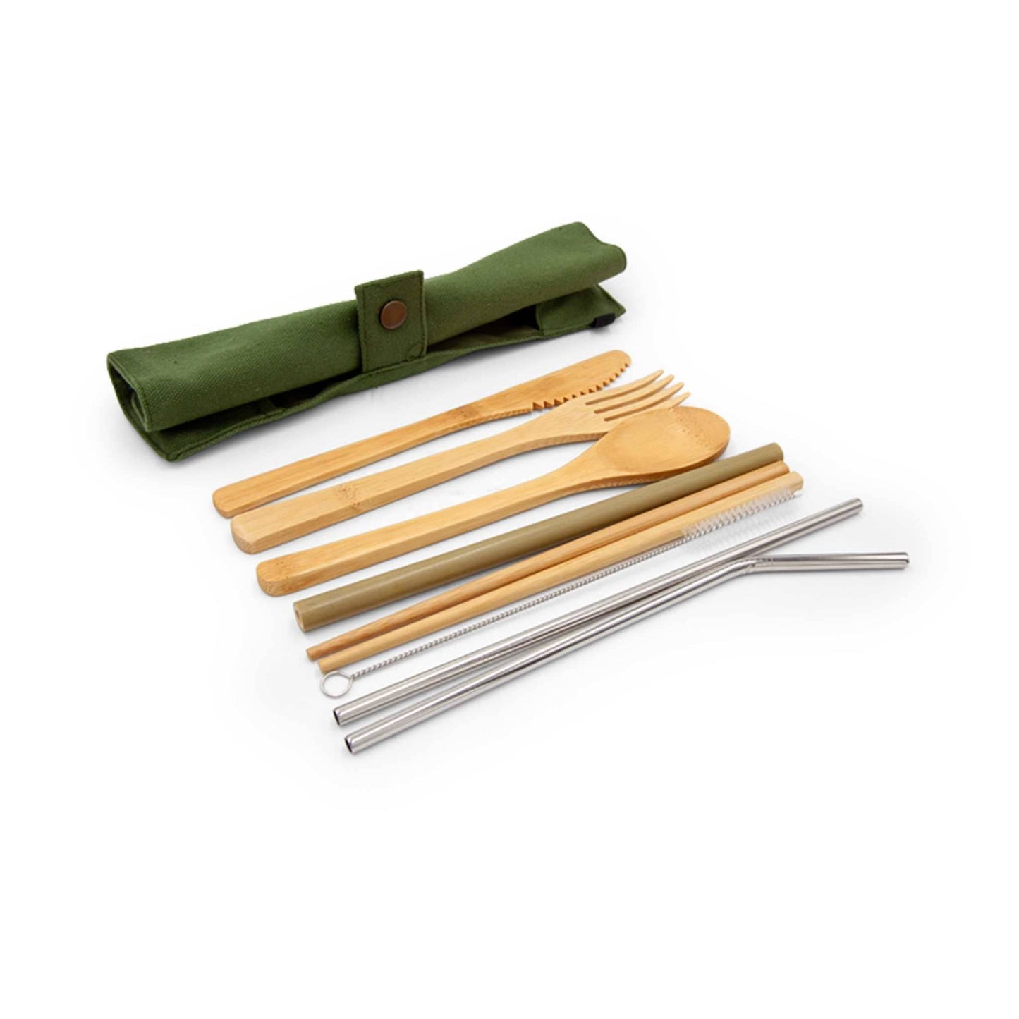 Pepperlane Cutlery Bamboo Cutlery Travel Set with Pouch