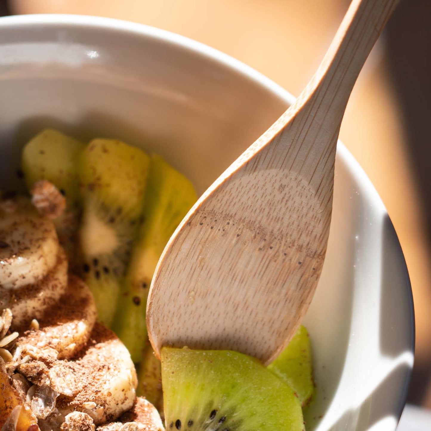 Bamboovement Cutlery Reusable Bamboo Cutlery Set with Straw and Brush - Travel Pouch