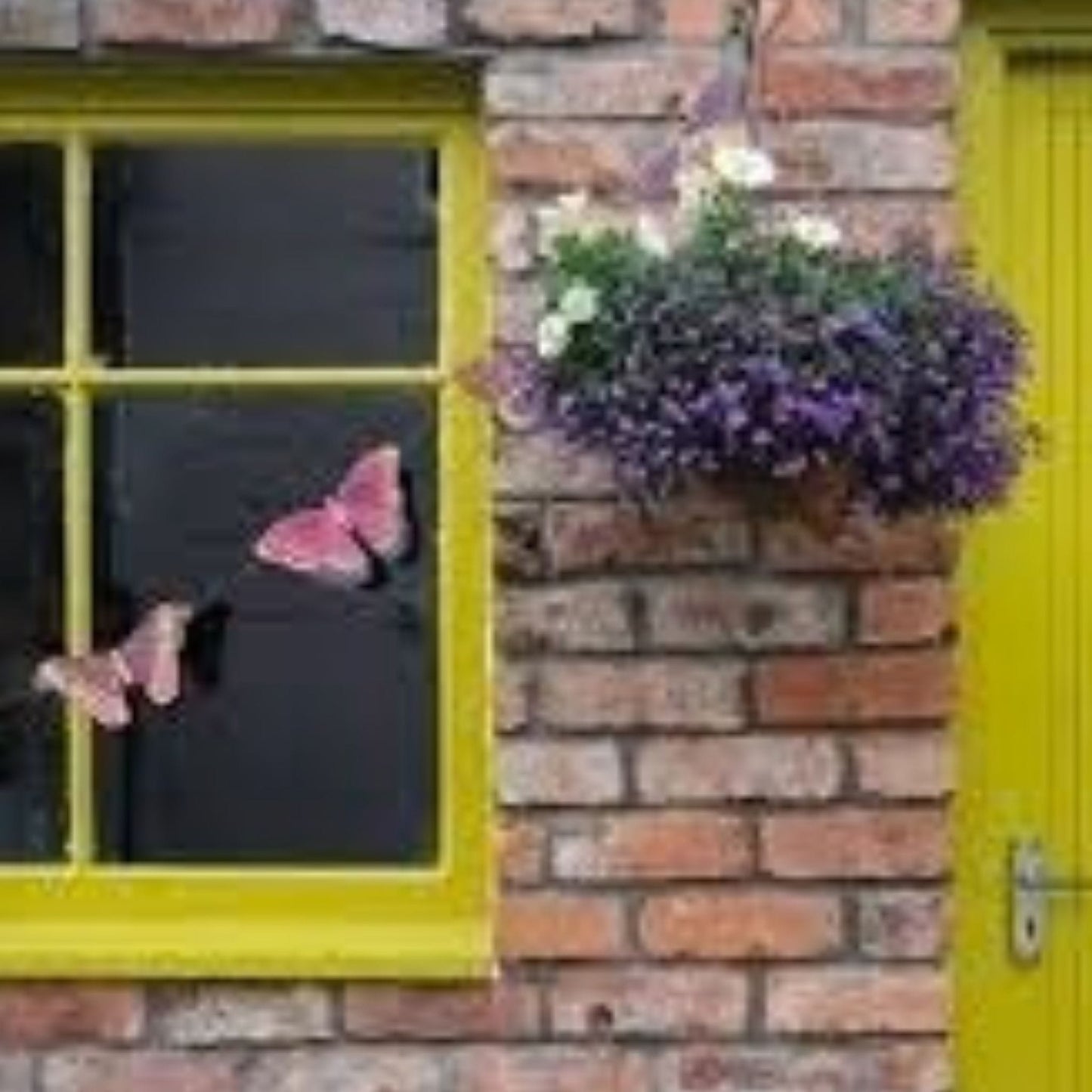 East End Press Decoration Colourful Butterflies Sewn Garland - Recycled Cotton Paper - 3m - East End Press