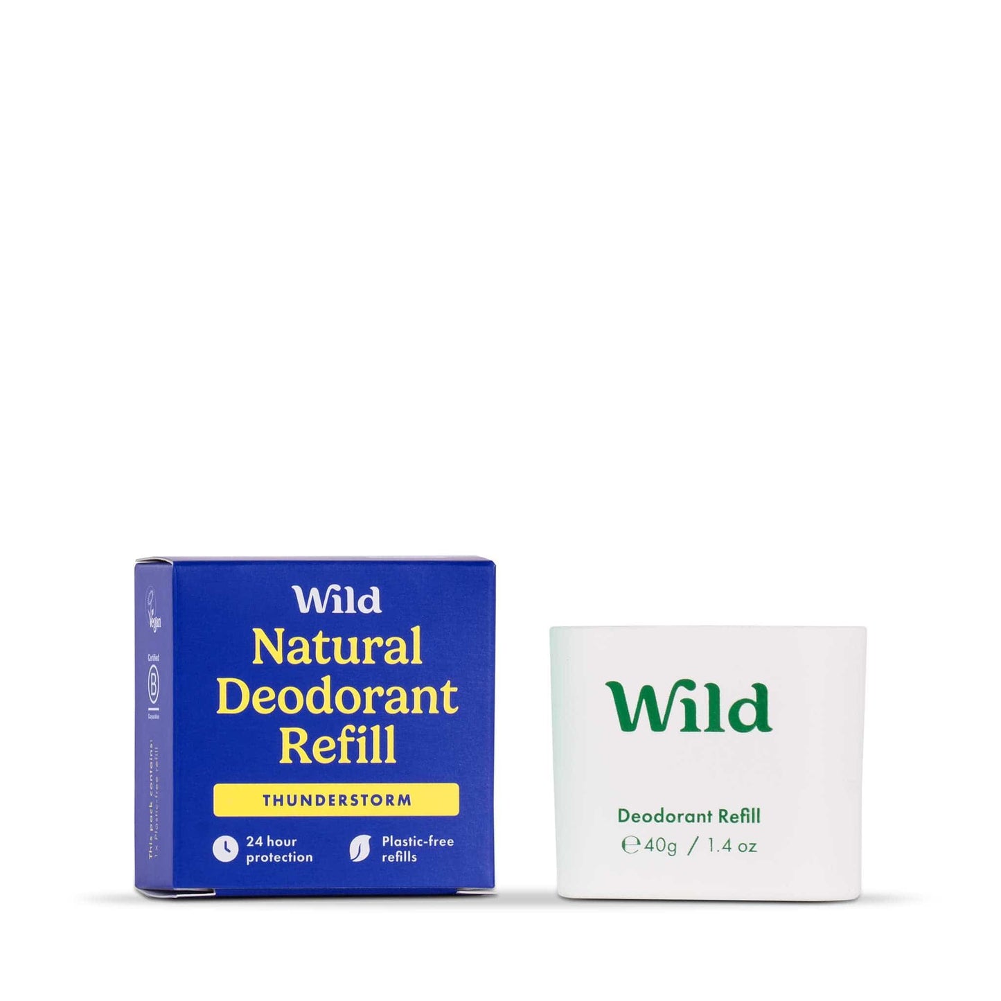 Wild Deodorant Thunderstorm Natural Deodorant Refill 40g