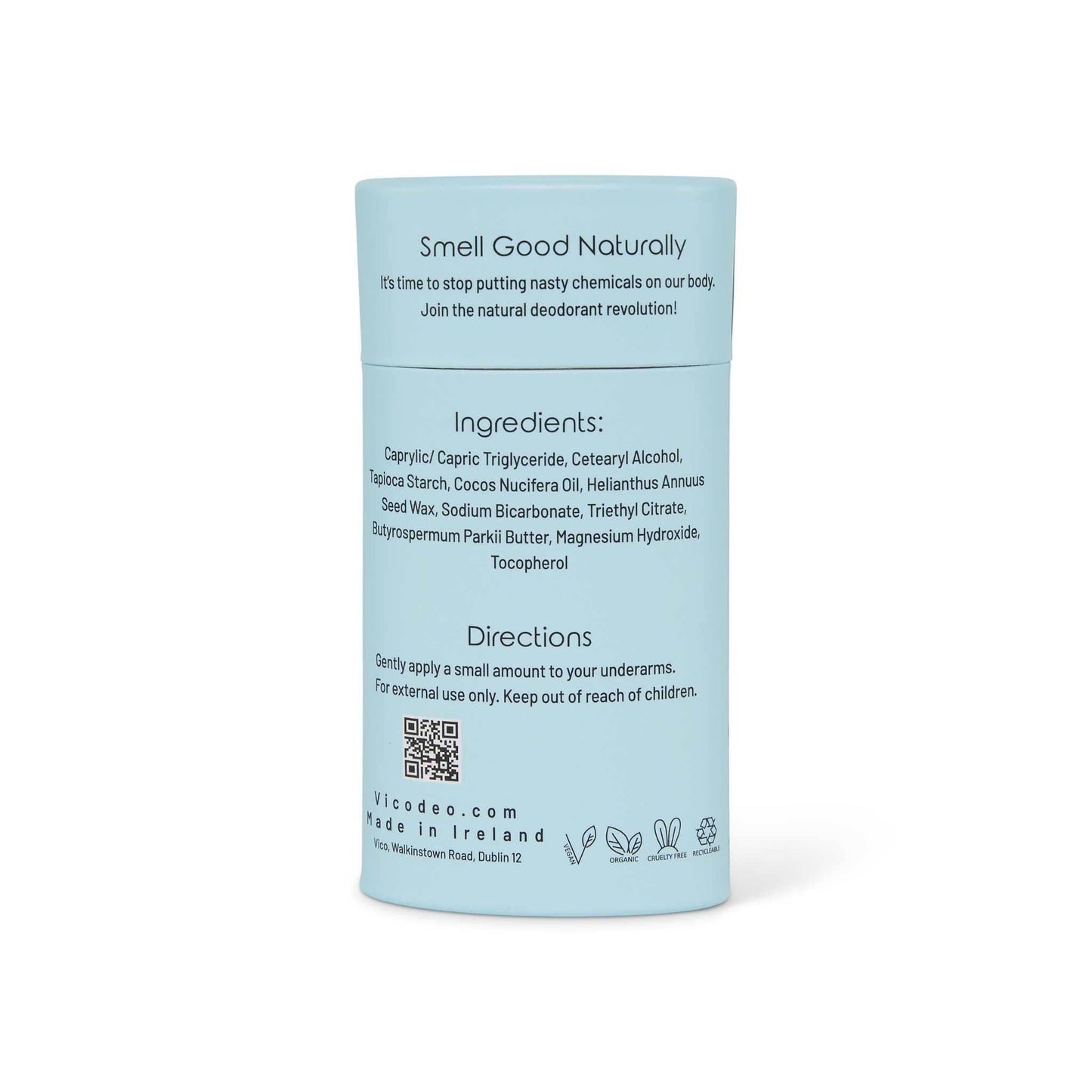 Vico Deodorant Vico Natural Deodorant Stick - 24hr Odour Protection - Unscented