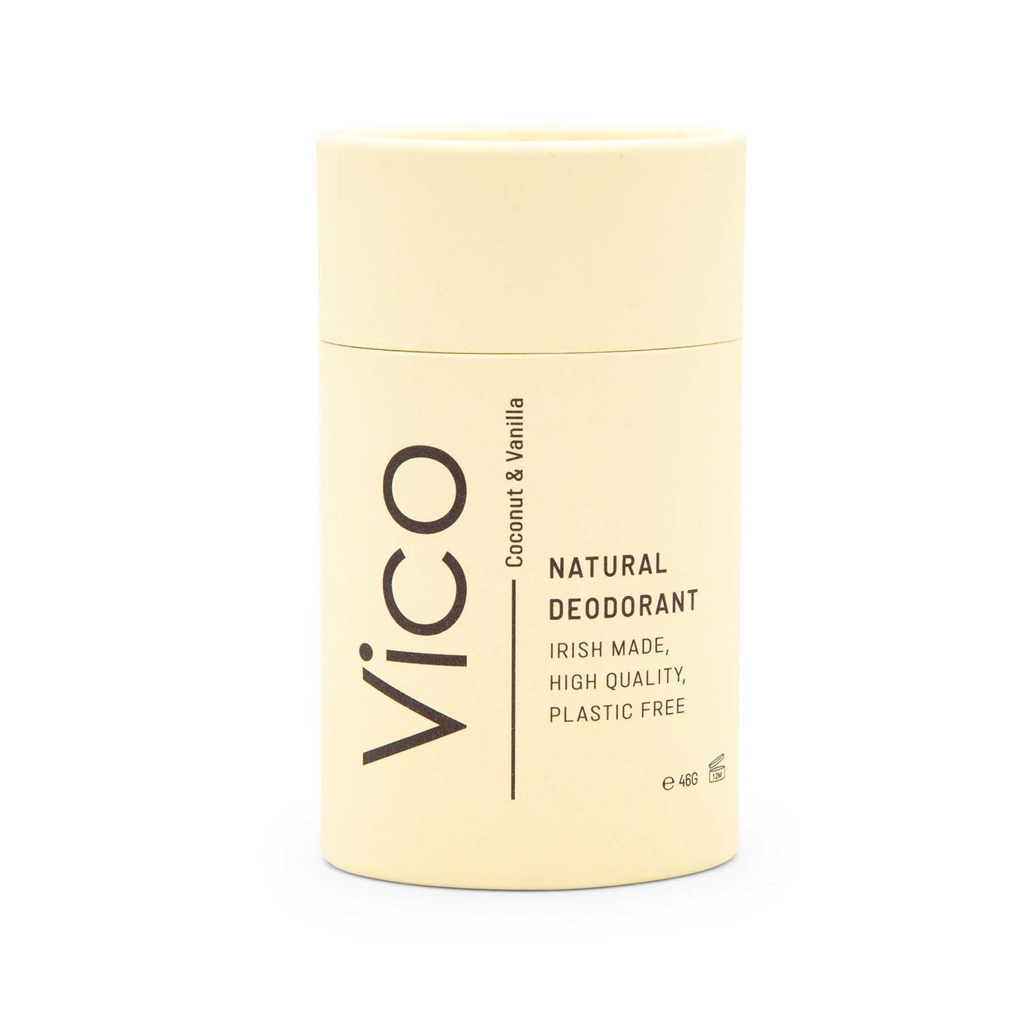 Vico Deodorant Vico Natural Deodorant Stick 55g - 24hr Odour Protection - Coconut & Vanilla