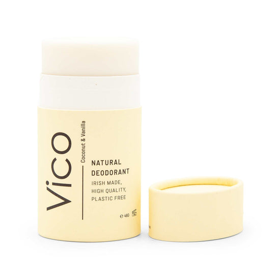 Vico Deodorant Vico Natural Deodorant Stick 55g - 24hr Odour Protection - Coconut & Vanilla