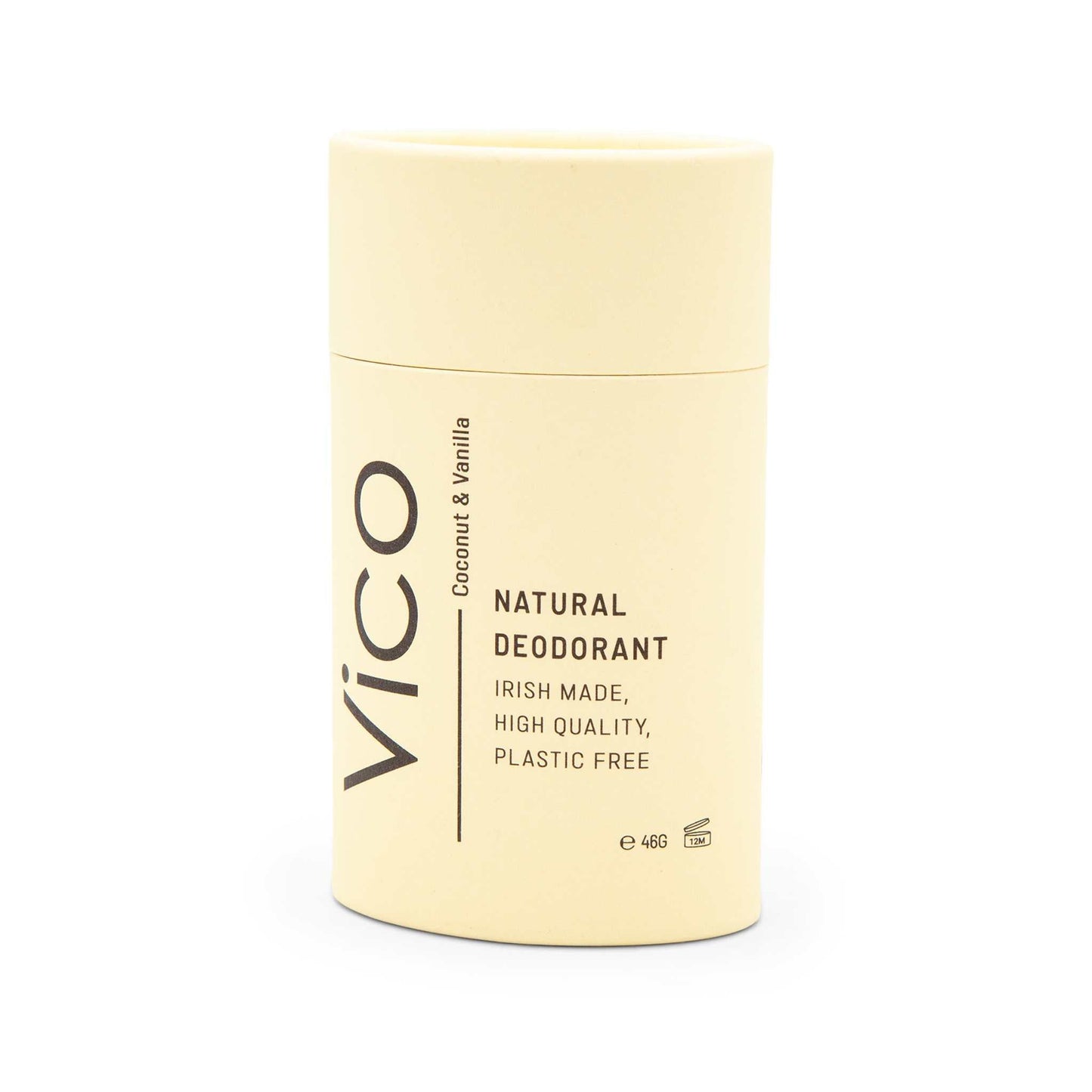 Vico Deodorant Vico Natural Deodorant Stick 55g - 24hr Odour Protection - Coconut & Vanilla