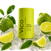Vico Deodorant Vico Natural Deodorant Stick 55g - 24hr Odour Protection - Lime & Bergamot - Limited Edition
