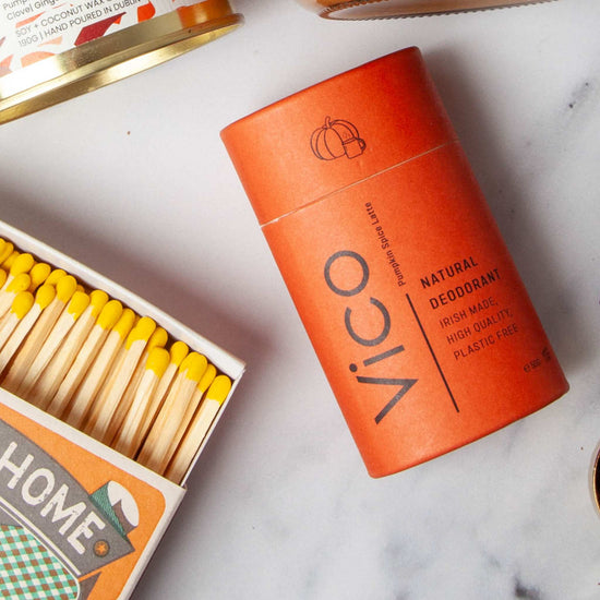 Vico Deodorant Vico Natural Deodorant Stick 55g - 24hr Odour Protection - Pumpkin Spice - Limited Edition