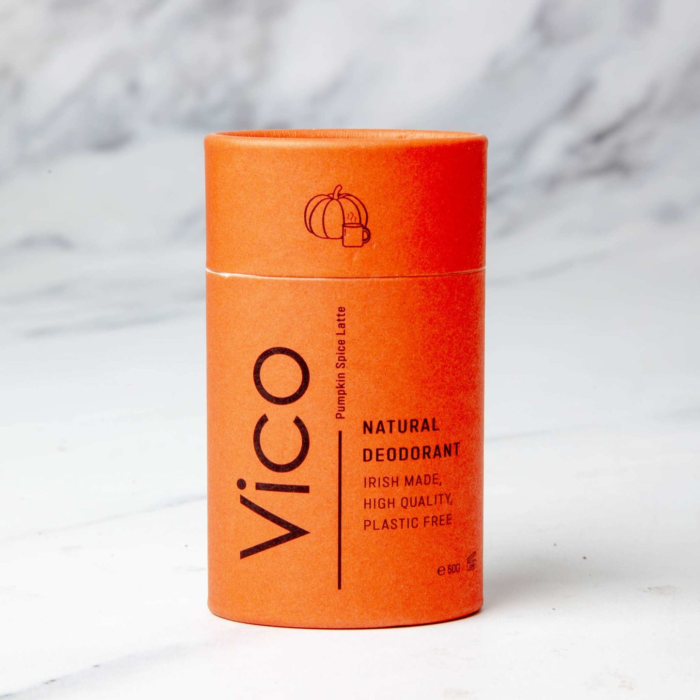 Vico Deodorant Vico Natural Deodorant Stick 55g - 24hr Odour Protection - Pumpkin Spice - Limited Edition