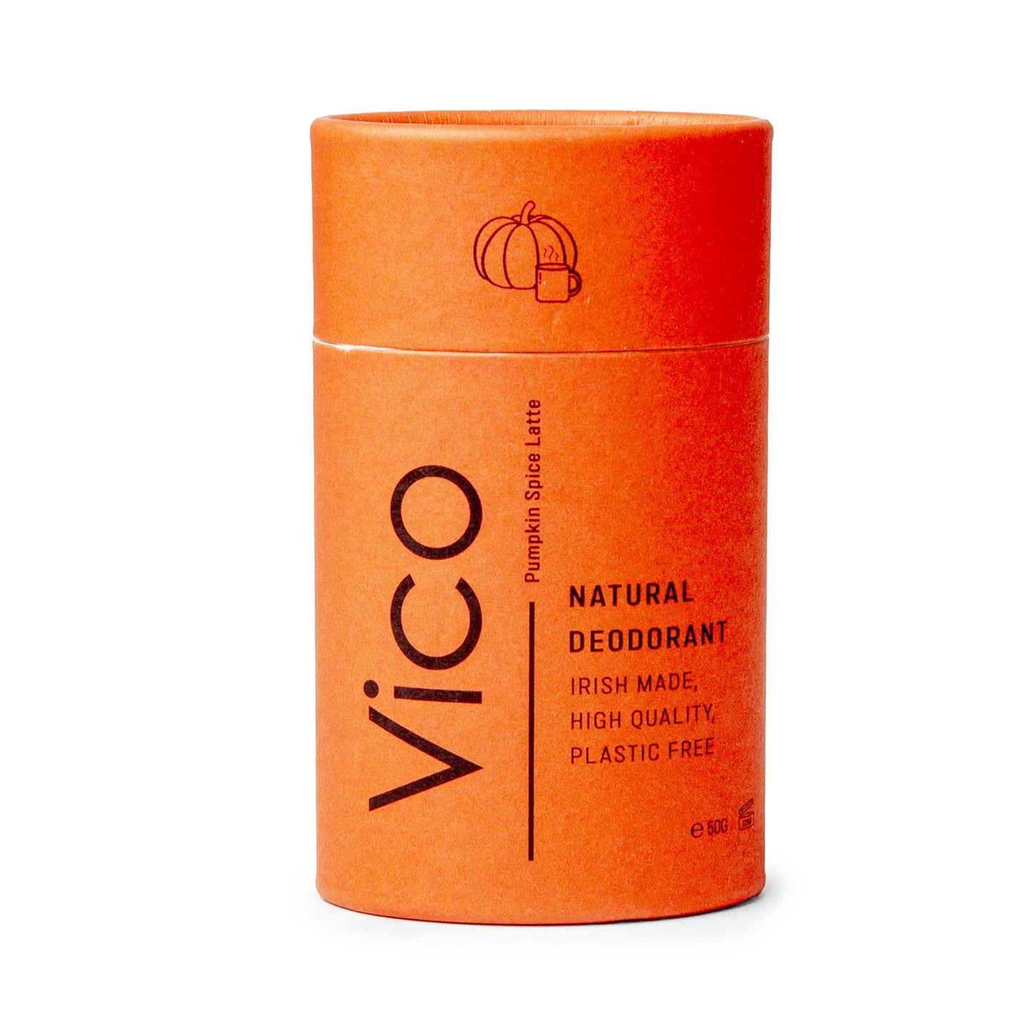 Vico Deodorant Vico Natural Deodorant Stick 55g - 24hr Odour Protection - Pumpkin Spice - Limited Edition