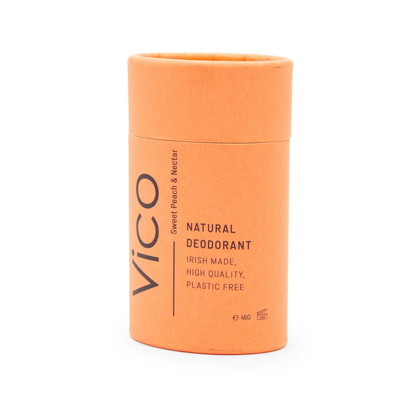 Vico Deodorant Vico Natural Deodorant Stick 55g - 24hr Odour Protection -  Sweet Peach & Nectar