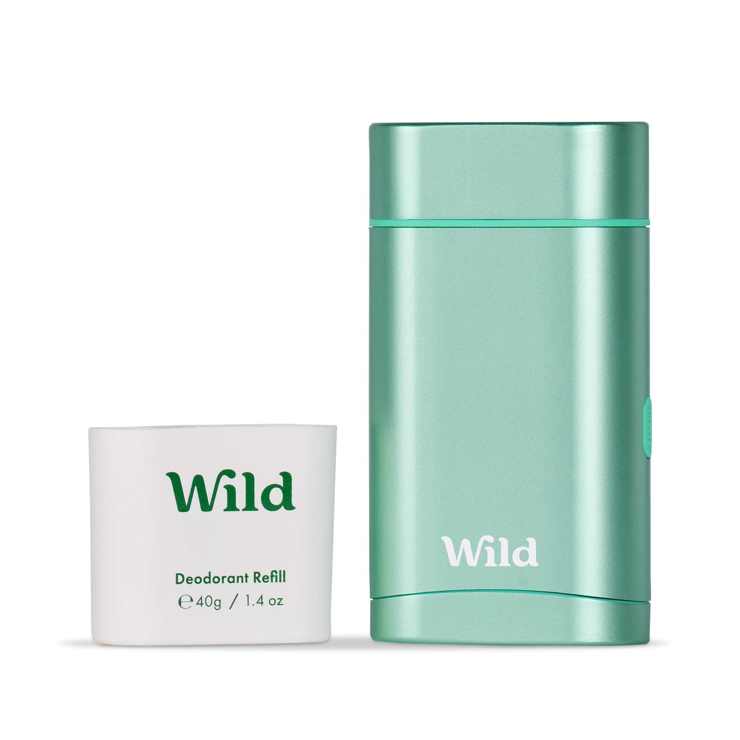 Wild Deodorant Wild Aqua Case and Mint & Aloe Vera Natural Deodorant Starter Pack