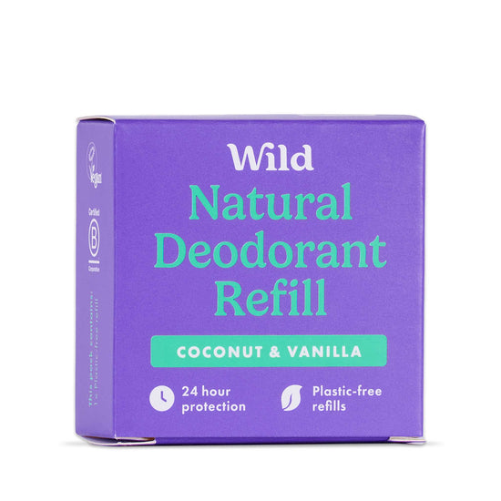 Wild Deodorant Wild Coconut & Vanilla Natural Deodorant Refill 43g
