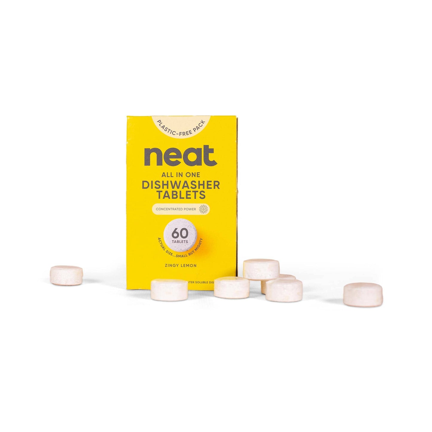neat. Dishwasher Cleaners All in One Dishwasher Tablets - Zingy Lemon - neat.