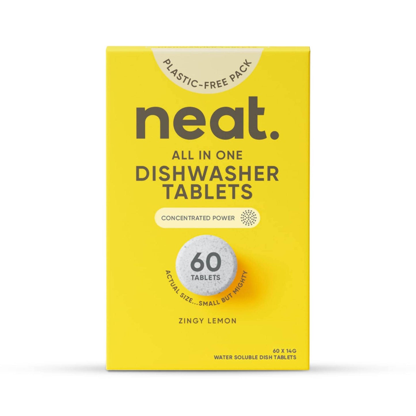 neat. Dishwasher Cleaners All in One Dishwasher Tablets - Zingy Lemon - neat.