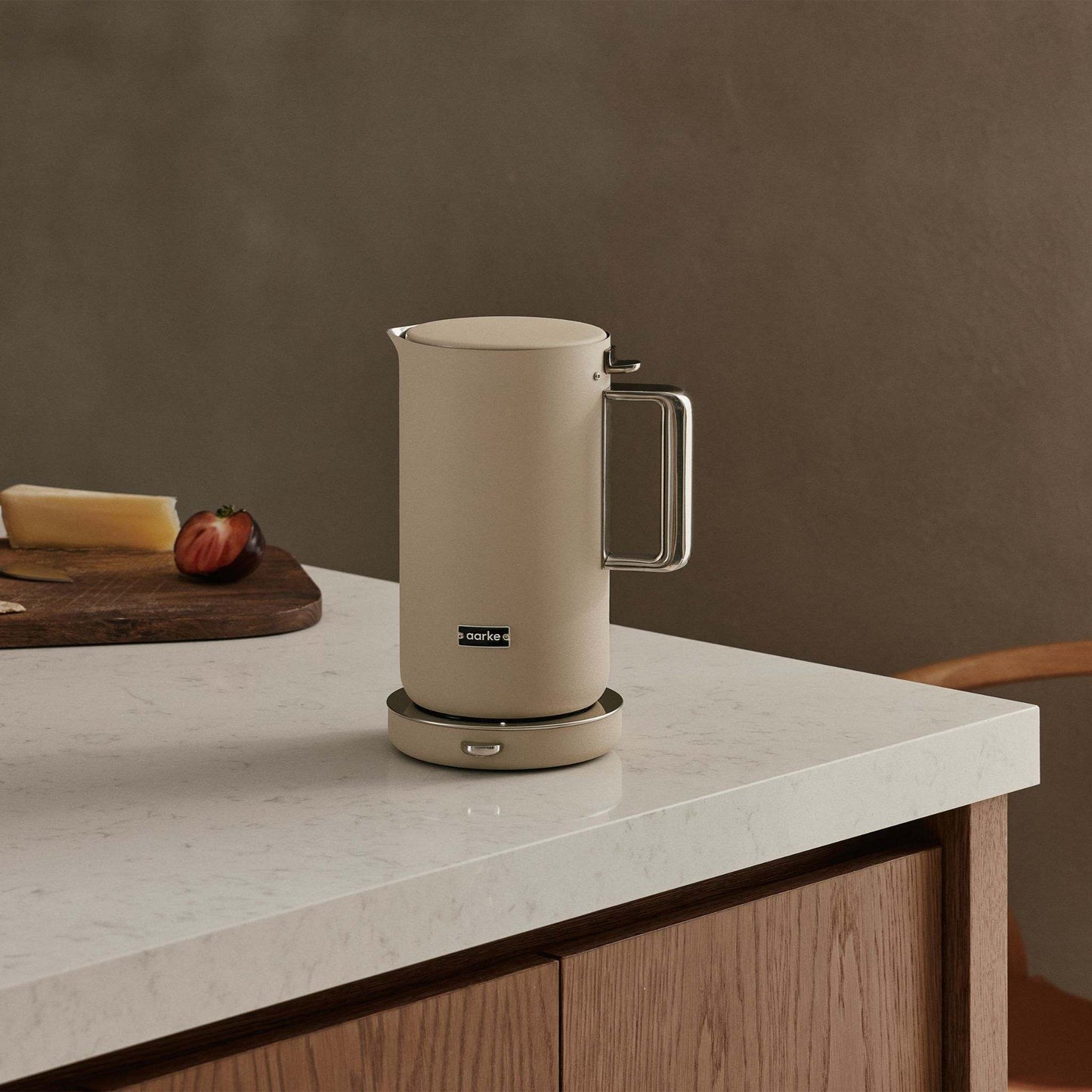 Aarke Electric Kettles Aarke Temperature Control Kettle - Sand - Double-Walled - Five Temperature Settings - 1.2L