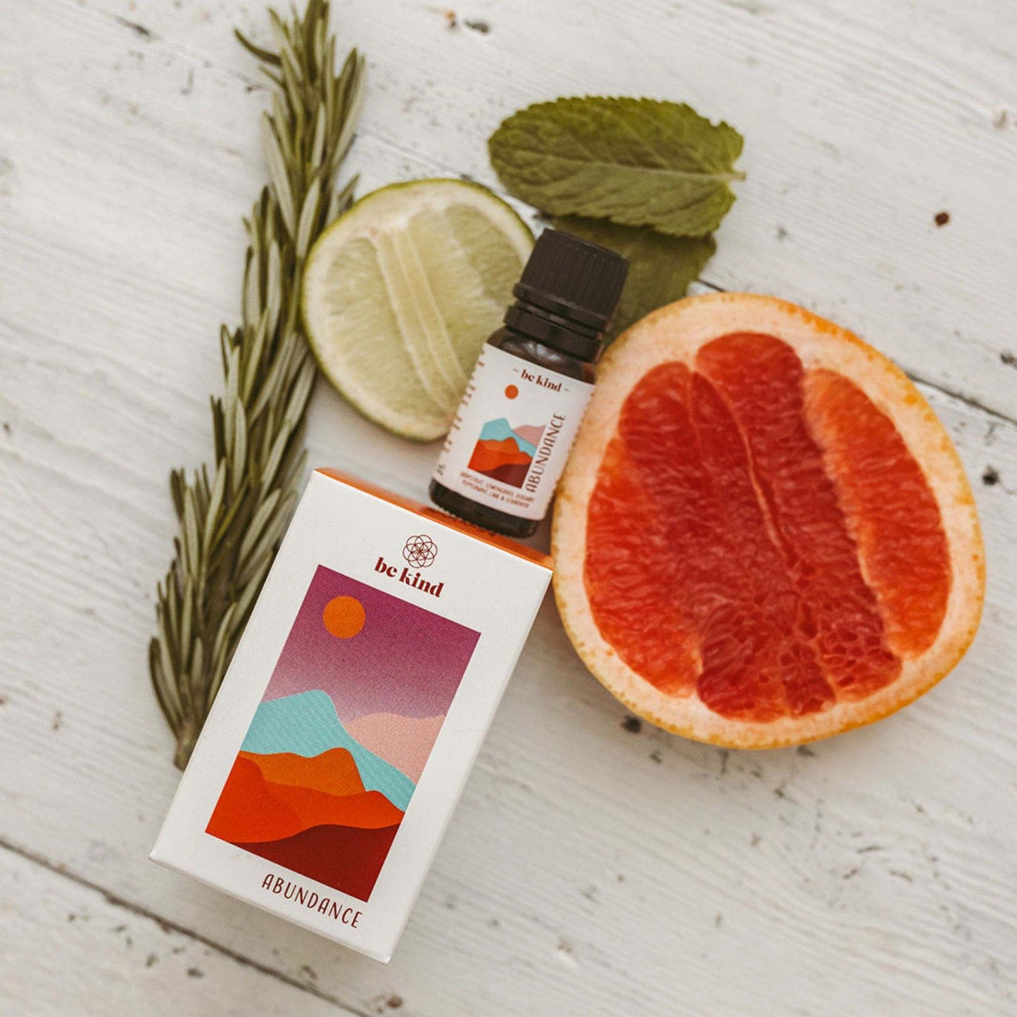 Be Kind Essential Oil Be Kind Intentions - Essential Oil Blend - Abundance - Bright Citrus and Rosemary - 10ml