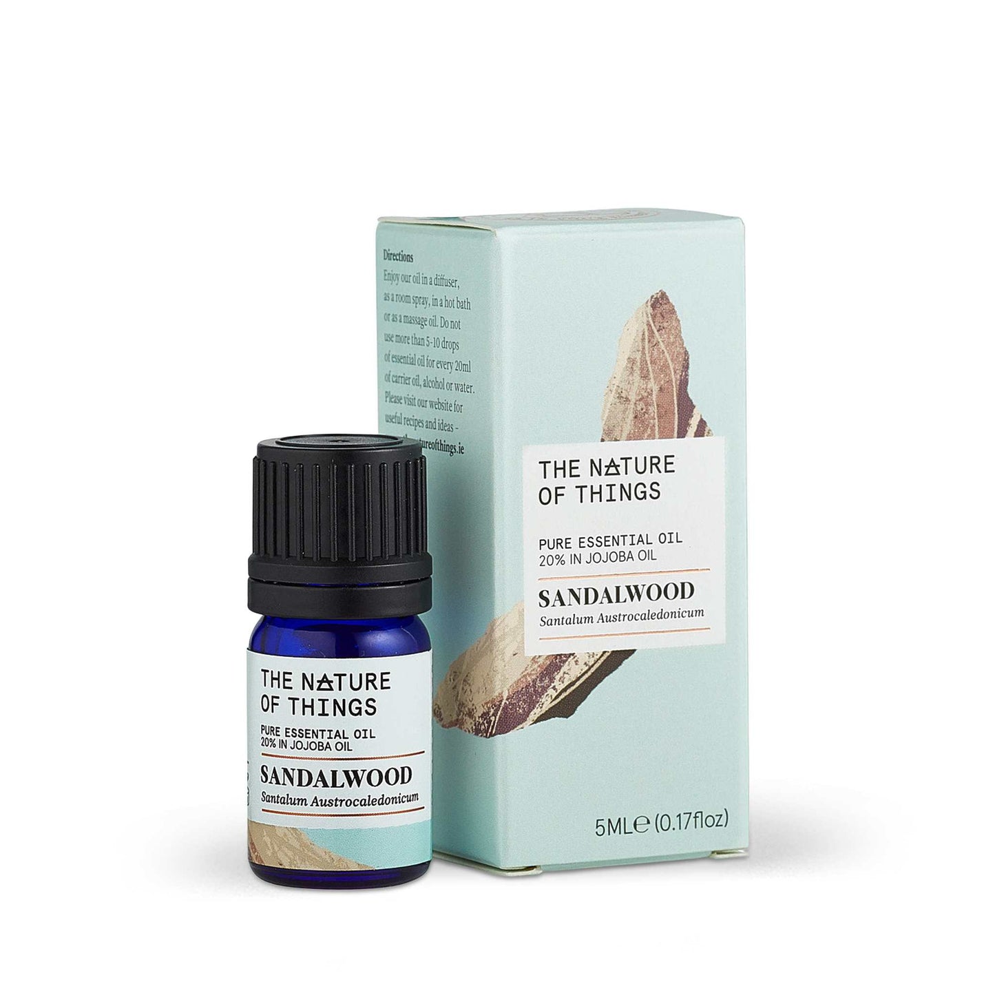 The Nature of Things Essential Oil Sandalwood Essential Oil (20% in Jojoba Oil) – 5ml - The Nature of Things