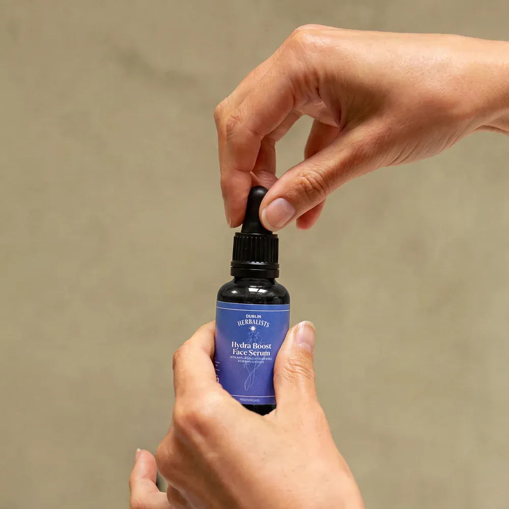 Dublin Herbalists Face Serum Hydraboost Face Serum - Hyaluronic Acid & Ginseng - 30ml - Dublin Herbalists